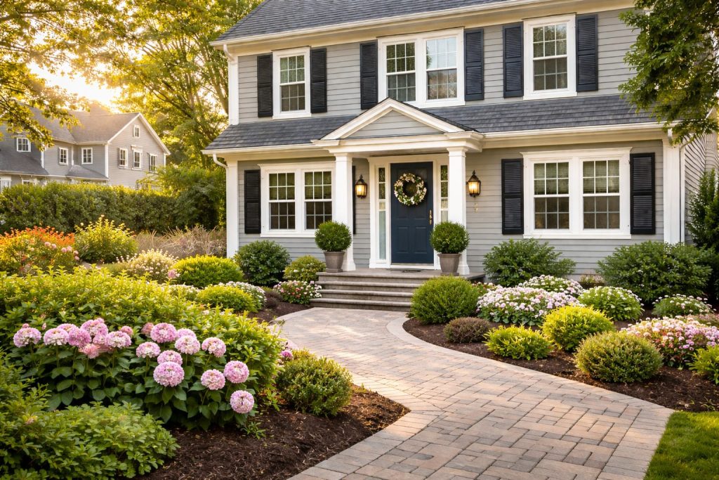 Charming New England home prepared for spring listing